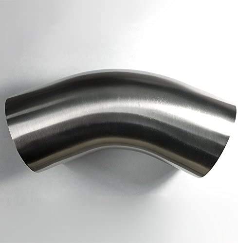 2" Stainless 45° Mandrel Bend Elbow - 1D Tight Radius - 16GA/.065" Wall - 2" Legs - SS304 - Stainless Bros