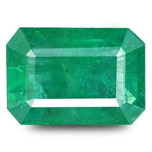 DINJEWEL 14.00 Ratti Natural Certified (Colombian Panna) Emerald Octagon Shape Loose Gemstone Lab Approved Genuine Stone