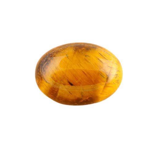 Cuonna Gems Gallery Natural Color 6.00 Carat Tiger Eye Stone With Certificate