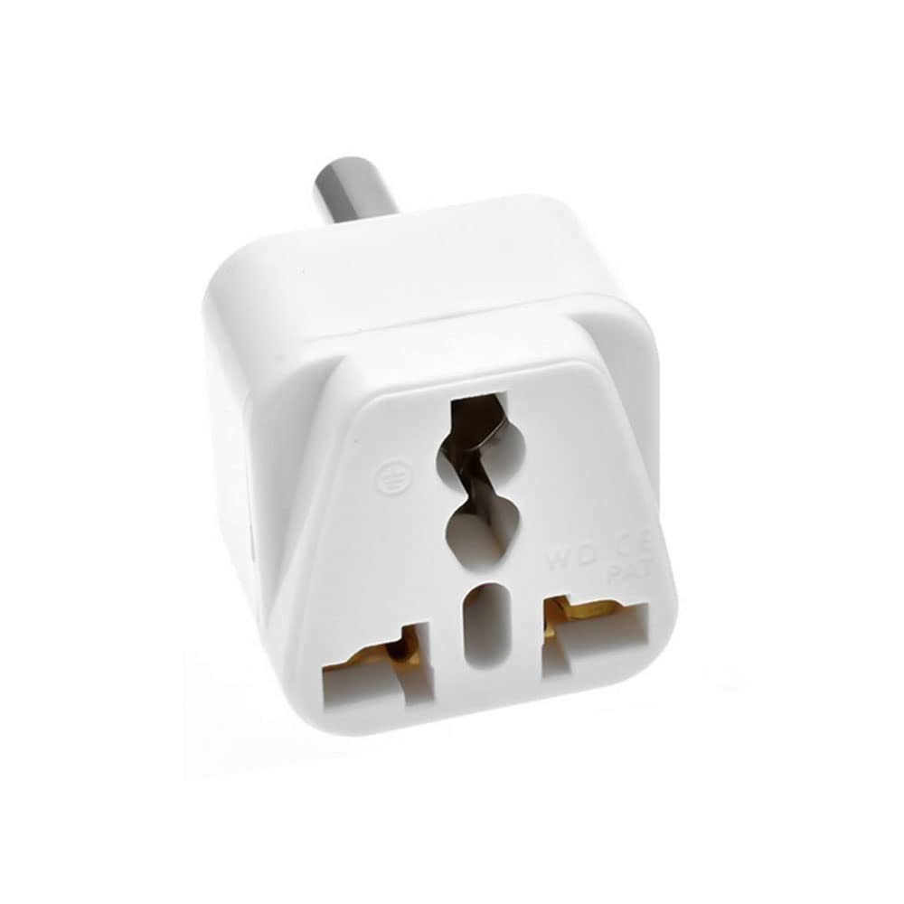 ertgSouth African Switch Plug Converter Type M Plug Adapter Safe Grounded Small Travel Adapter Plug for South African/Indian Travel Power Plug Adapter Converter 0-10A 220V ertg