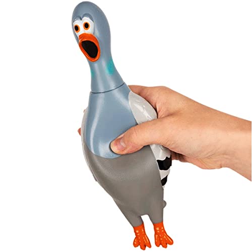 Mcphee Accoutrements Archie Soft Vinyl Novelty Gag Gift Noise Maker Squawking Pigeon