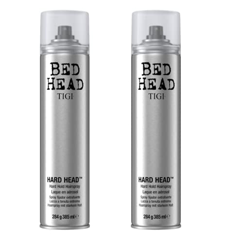 Tigi Bed Head Hard Head Extra Strong Hold Hairspray 10.6 Oz (Pack Of 2)