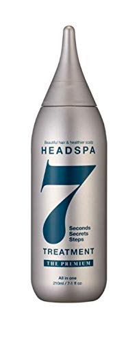 Headspa7 Treatment The Premium 210ml / 7.1 fl.oz. (ALLEVIATEING HAIR LOSS SYMPTOMS FOR WOMEN & MEN, DAMAGED HAIR CARE, VOLUMIZING HAIR, ALL HAIR TYPES)