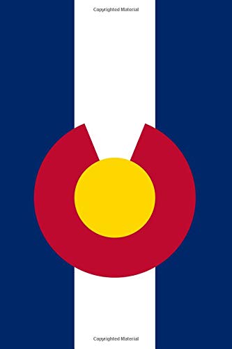 Colorado Flag 6 x 9 Personal Journal Notebook 200 Lined Pages