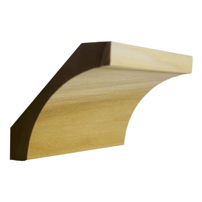 EWCR40 Cove Crown 3/4" x 3-3/4" Unfinished 2-5/8" High x 2-1/2" Deep, Poplar, 94"