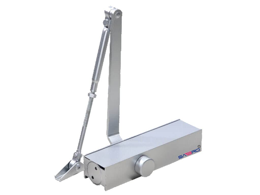 SATBRO Aluminium Door Closer for Residential/Commercial Purposes Silver