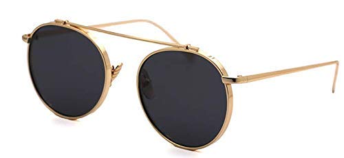 ARZONAI latest Modern Trendy ALLU ARJUN Celebrity Stylish Unisex Sunglasses (Large) (Golden-Black), Black, M