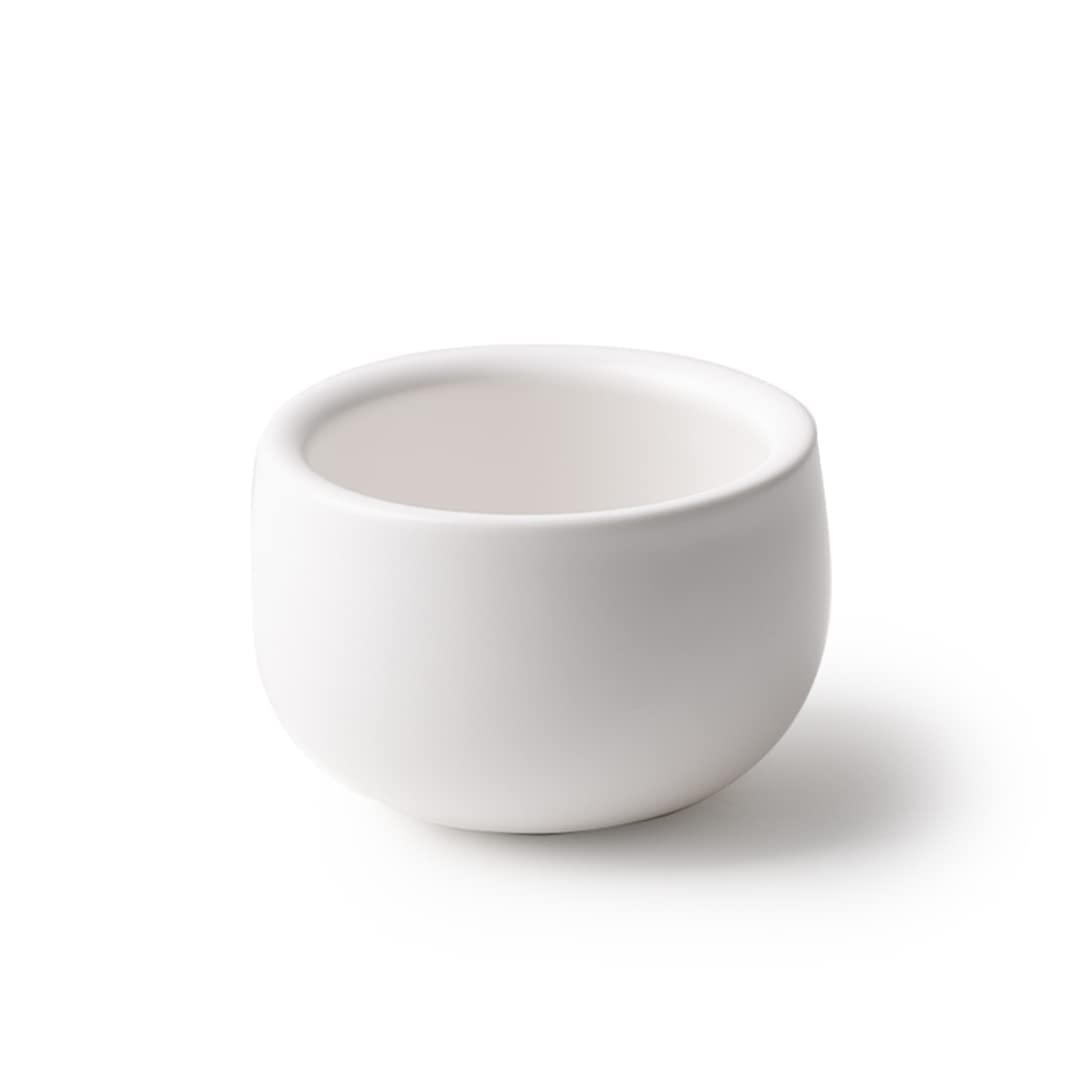 7 Ounce Eggshell Porcelain Tea Cup Cappuccino Cups for Coffee Drinks, Latte, Cafe Mocha and Tea, White Ceramic Cups