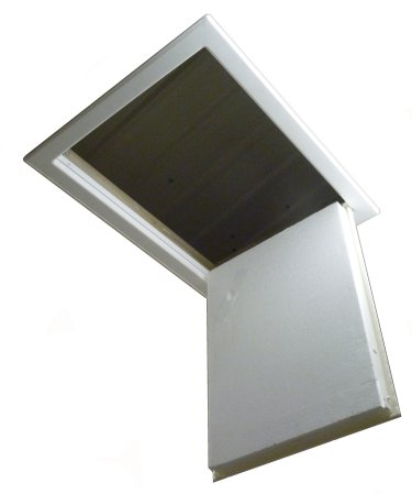 Superior Part L Compliant 'Swing Down' Insulated Loft Hatch/Door (562mm Wide x 726mm Long) Hatches/Doors