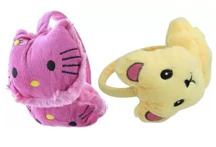 Accery Kids pack of 2 Kitty Design Winter Warm Earmuffs (Random color)