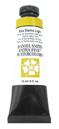 DANIEL SMITHExtra Fine Watercolor 15ml Tube, Raw Sienna Light, 0.5 Fl Oz (Pack of 1)