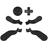 CaoXiong 6 PCS Metal Paddles for Xbox Elite Series 2,Elite 2 Core Controller D Pads for Xbox Elite Series 2,Replacement Accessory Kits for Xbox One Elite 2 Core Controller (Black)