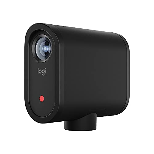 high speed camera 10000 fps - Logitech Mevo Start, Wireless Live Streaming Camera, 1080p HD Video Quality, Intelligent App Control, Stream via LTE or Wi-Fi - Black