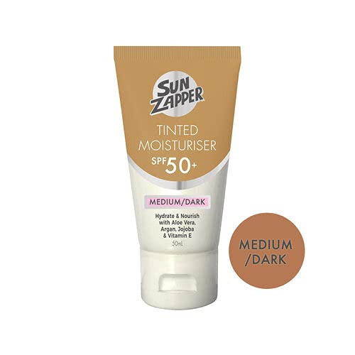 Sun Zapper Tinted Moisturiser SPF 50+ Medium/Dark BB Cream 50mL