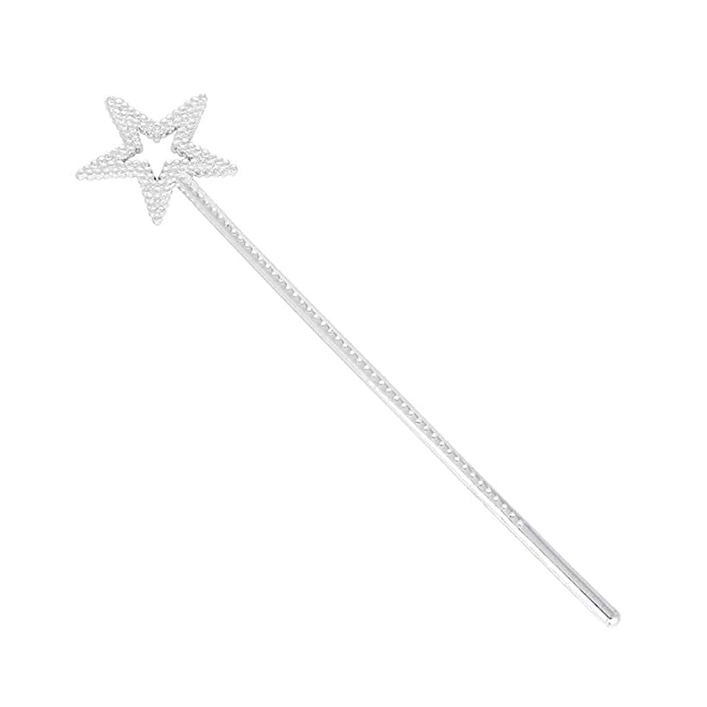 Angel Wand Star Wand 13 Inches Silver Fairy Princess Wand