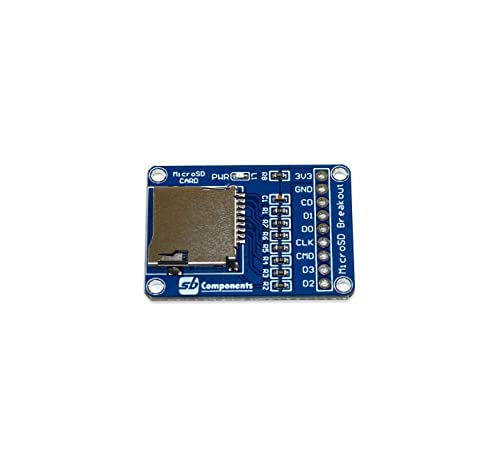 sb components MicroSD Card Breakout Board SD Card Reader Module TF Card Expansion Board with 16GB SD Card