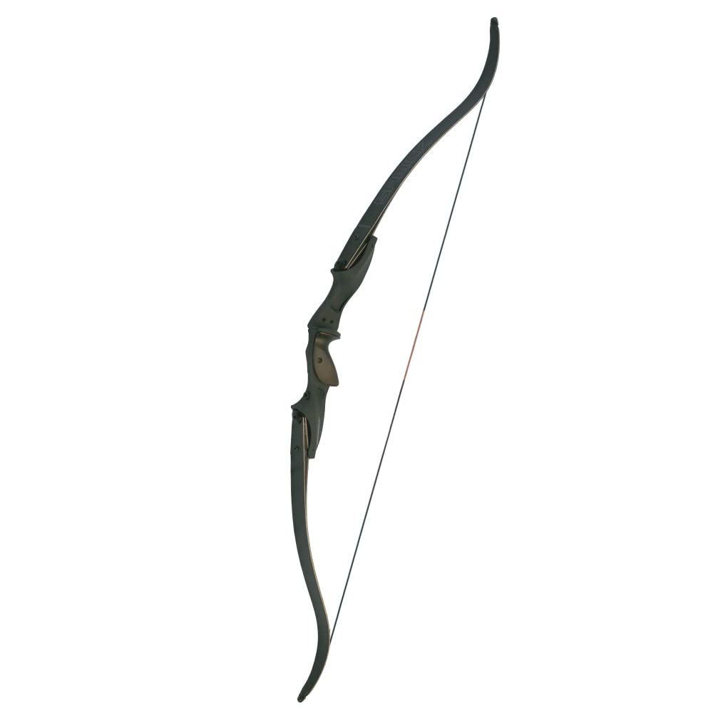 SAMICK 62" Discovery Fully MACHINED CNC Riser & Wood CORE Carbon ILF Hunting Bow (Matte Black OR Forest Green Color Right Hand ONLY)