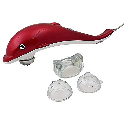 Swwitcart Dolphin Handheld Massager with Vibration, Magnetic,Pain and Stress Relief For Men and Women big size power source from directly to Plug in(MultiColour) pack of 1