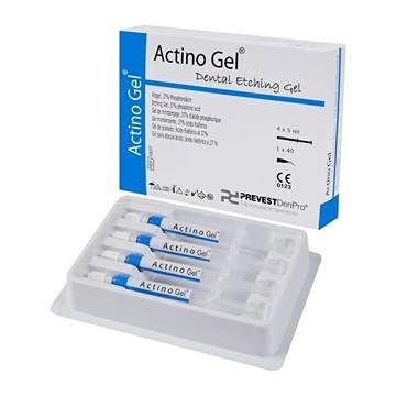 Actino gel economy pack dental etching gel 4x5ml Syringe dental dam dental products dental floss