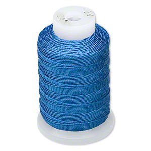 Purely Silk Beading Thread Cord Size Ff Royal 0.015 Inch 0.38mm Spool 115 Yards For Stringing Weaving Knotting