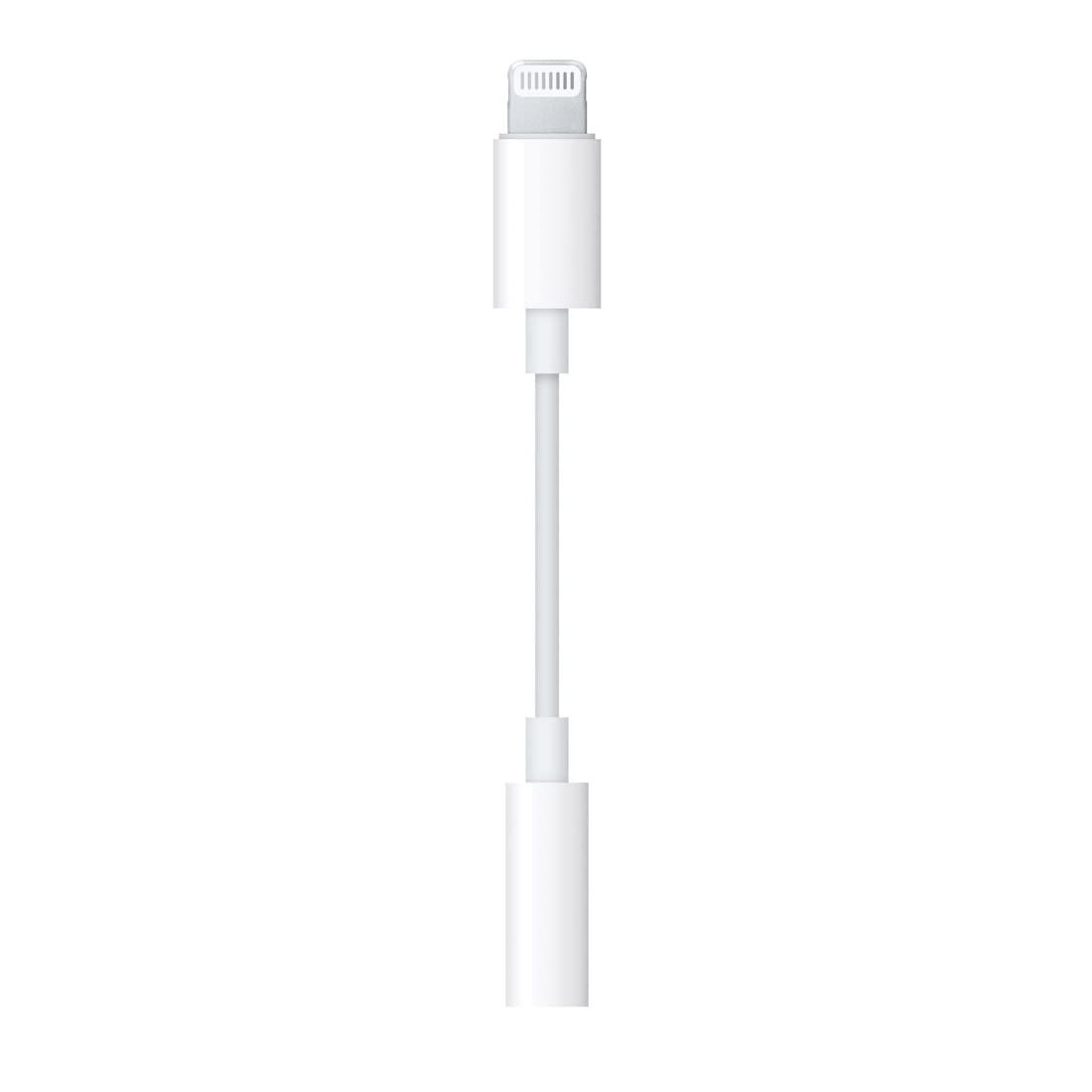 Apple Lightning to 3.5mm Headphone Jack Adapter, White, MMX62ZM/A