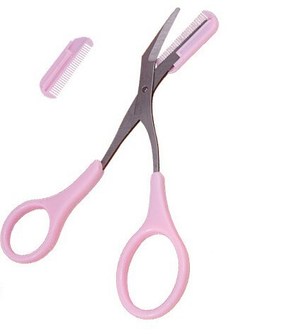 Dealglad New Precision Eyebrow Hair Trimmer Comb Cut Scissors Shaper Remover Makeup Tool