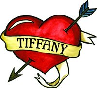 Tiffany Heart Temporary Tattoos (3-Pack) | Skin Safe | Made in The USA | Removable