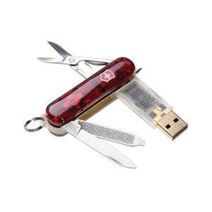 SwissbitVictorinox Rubyred USB2 128MB