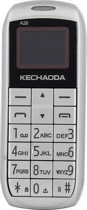 KECHAODA A26 Dual Sim Mobile Phone (Bluetooth Size,Silver, 16MB)