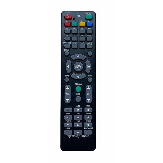 GenericDTH Remote Compatible/Replacement for Kingstar, i-Zone, Manthan Free Dish DTH (with WiFi) Remote (Exactly Same Remote Will Only Work)