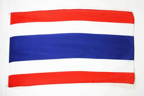 AZ FLAGThailand flag - 150 x 90 cm - Thai flag 100% polyester with built-in metal eyelets - flag 110 g