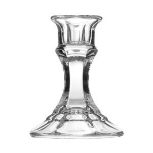 Southern Homewares Candlestick Holders Sturdy Clear Candle Stand Home Decorations Make Redneck Wine Gl, 6 Pack, 6Pack, Transparent, 6 Count