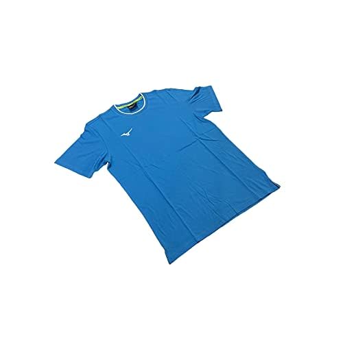 Mizuno 32EA704020 Tee T-Shirt for Men, X-Large, Sky Blue/White