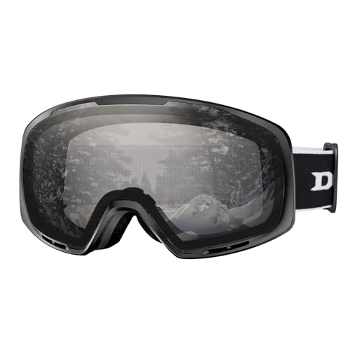 DBIO Ski Goggles - OTG UV Protection Anti fog Snow/Snowboard Goggles for Men Women Adult Youth