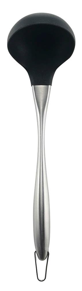 Sato Metal Scandic Ladle, Black, Size: Approx. W32.2 D8.4, 4521540259278