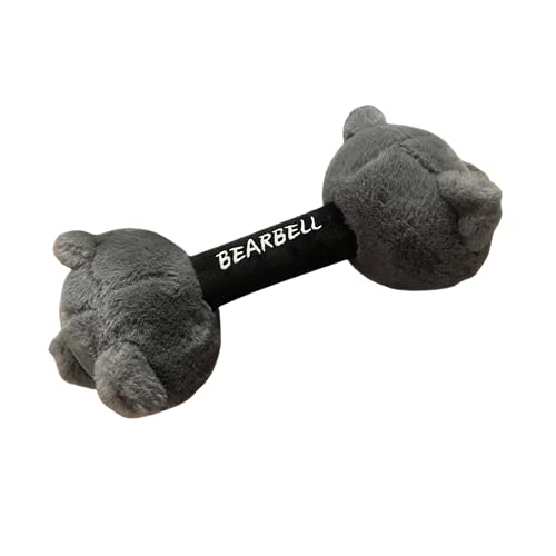 CUDDLEBELL Bearbell: Plush Teddy Bear Style Dumbbell - 16oz