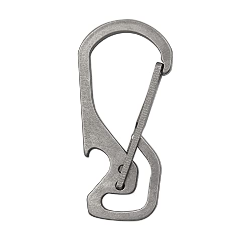 quick bottle opener - TiTo Titanium Quick Release Key Chian Lightweight and Super Strong Round Shape Bottle Opener Key Ring (Square)