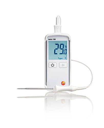 Testo 0563 1080 108 Type K Waterproof Food Thermometer, -58° to 572°F