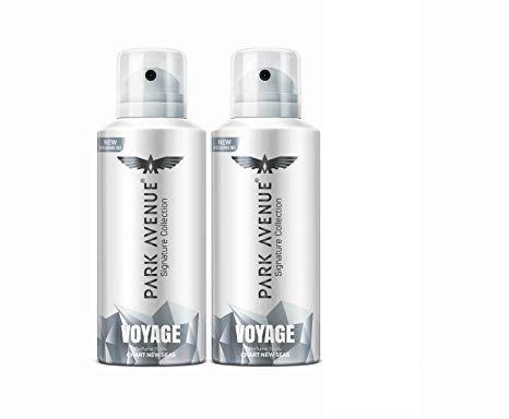 PARK AVENUEVoyage Signature Deo for Men, 130ml/140m -Pack Of 2