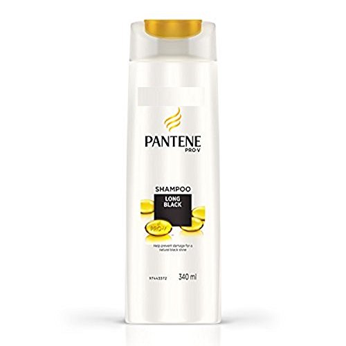 Pantene Long Black Shampoo, 360ml