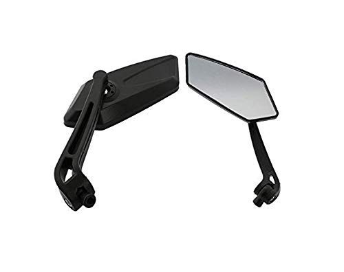 CARIZO ABS 5 Edge Bike/Motorcycle Rear View Mirror Fit for Hero CBZ X-Treme