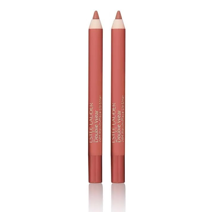 Estee Lauder Pack of 2 x Double Wear 24H Stay-In-Place Lip Liner #015 Blush, Travel Size 0.028 oz, Unboxed