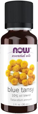 NOW Foods Essential Oils, Blue Tansy Oil Blend, Soothing and Calming with a Sweet and Fresh Aroma, 1-Ounce