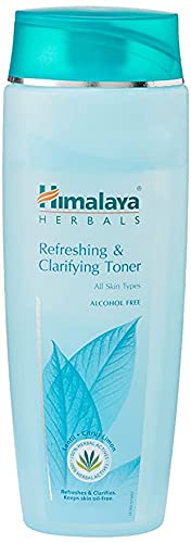 Himalaya (Since 1930) Refreshing and Clarifying Toner, 100ml - All Skin Types | ALCOHOL FREE ; Refreshes and (&) Clarifies, Keeps Skin oil-Free.