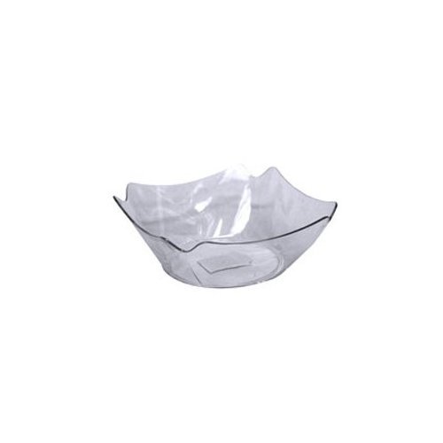 Maryland Plastic Flower 8" | Clear | 1 Pc. Bowl, 8"