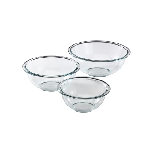 Image of Pyrex Smart Essentials 3-Piece Prepware Mixing Bowl Set