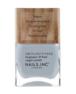 Nails IncPlant Power Longwear Vegan Nail Polish - Fresh Air Don't Care (Soft Grey) - 0.47 fl oz / 14 mL