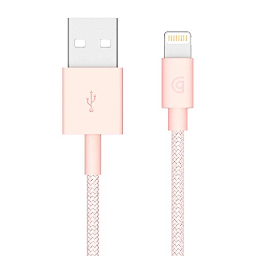 Griffin(Core Range) 1m Charge/Sync Cable, Braided Lightning - Rose Gold