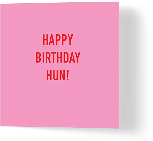 Wuzci Happy Birthday Hun Greeting Card