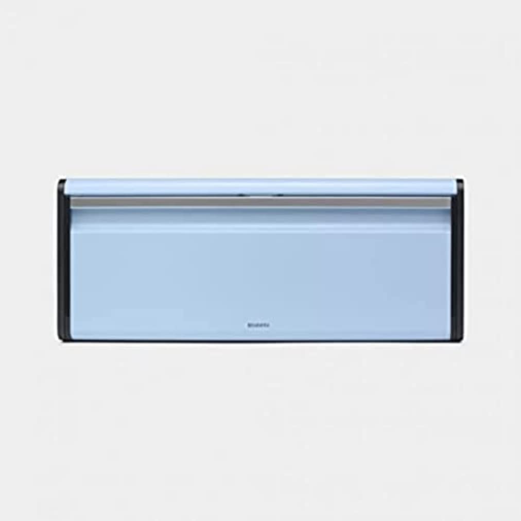 Brabantia 203169 Fall Front Bread Bin, Metal, 18 liters, Dreamy Blue